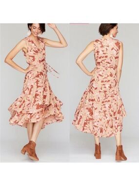 roller rabbit crochet dress Roller Rabbit Jessamine Midi Dress In Cream Lilac